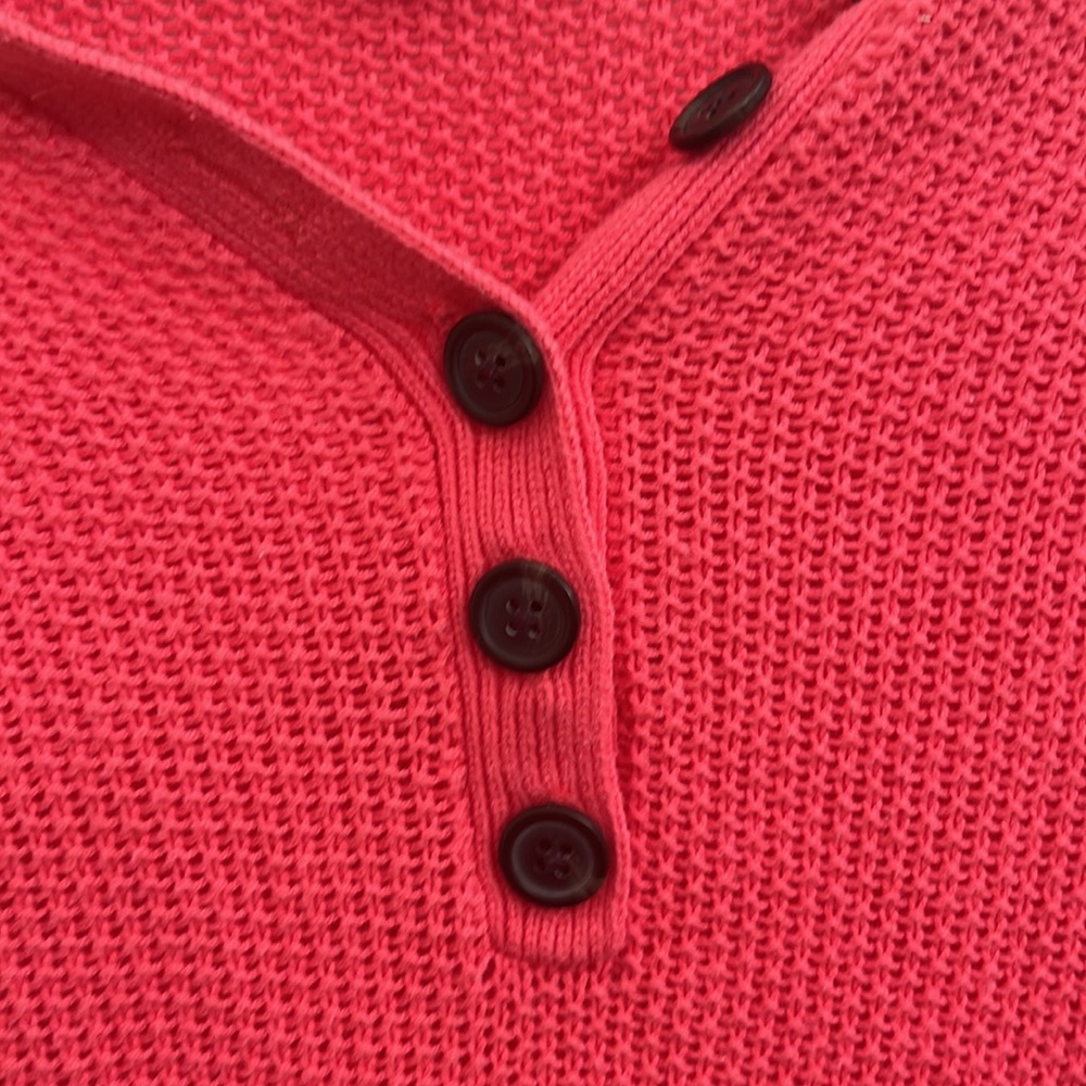 Pink Coral American Eagle Cotton Sweater Size Small - Picture 4 of 5